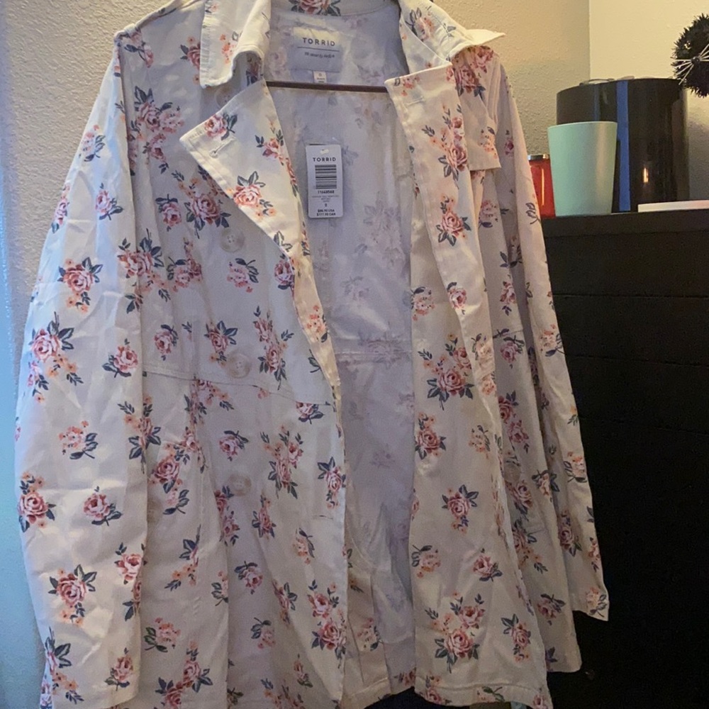 Torrid floral jacket